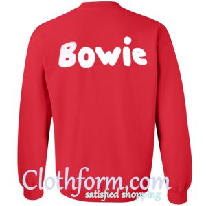 bowie sweatshirt back