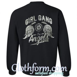 girl gang engels sweatshirt back