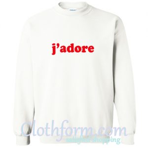 j'dore sweatshirt