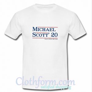 michael scott 20 t shirt