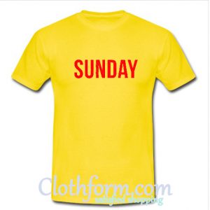 sunday t shirt