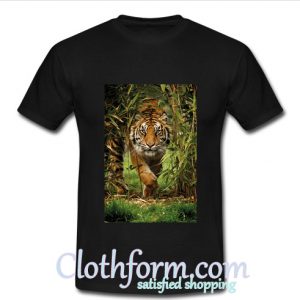 tiger in jungle t shirt