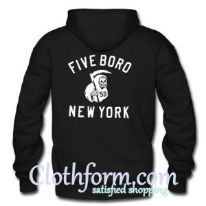 Five Board New York Hoodie Back