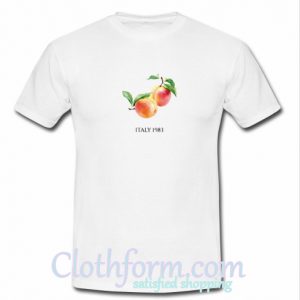 Peach Italy 1983 T shirt