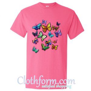 Rainbow Butterfly t shirt