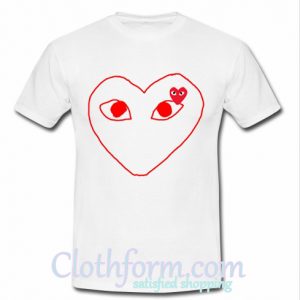 comme garcon logo t shirt