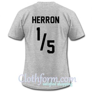 herron t shirt back