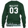 malfoy sweatshirt back