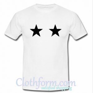 star boob t shirt