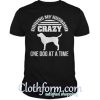 Driving my husband crazy one dog at a time shirt