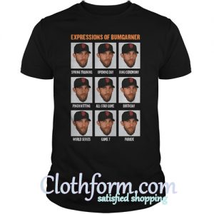 Expressions Of Bumgarner Shirt