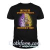 Goku never underestimate the power of trust shirt