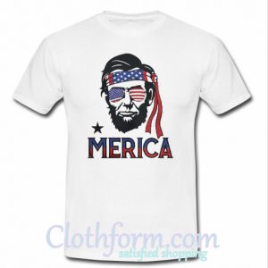 Merica funny Abe Lincoln 4th of July hip American shirt