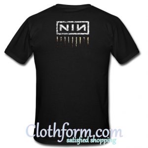 Nine Inch Nails t shirt back