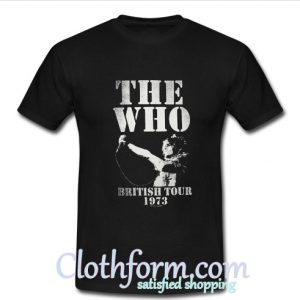 The Who British Tour 1973 T Shirt