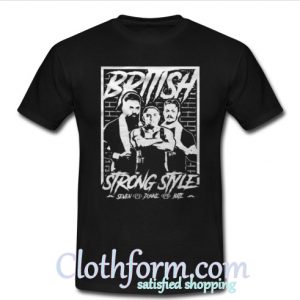 british strong style t shirt