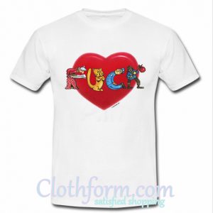 fuck love tshirt