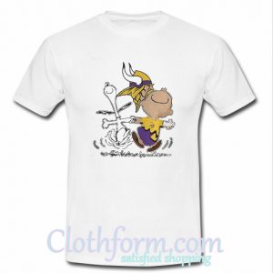 Charlie brown and snoopy t-shirt