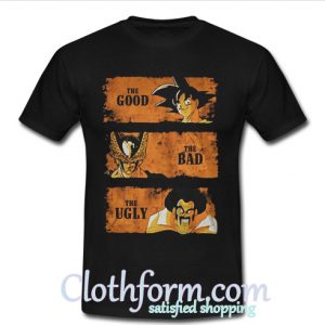 Dragon ball The good The bad The ugly shirt