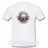 Gun and Roses Logo t shirt