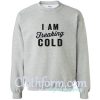 I Am Freaking Cold Sweatshirt