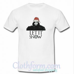 John snow game of thrones ugly christmas holiday t-shirt