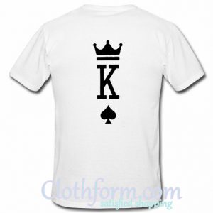 K t-shirt back