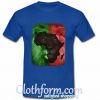 Lion africa map t- shirt