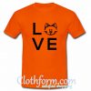 Mens Love Cat T-Shirt