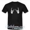 Metal Skeleton Hands T Shirt