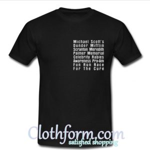 Michael Scott Rabies T Shirt