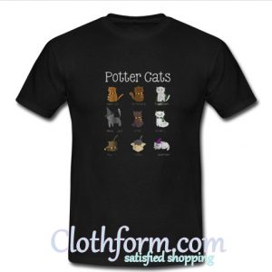 Potter Cats t-shirt