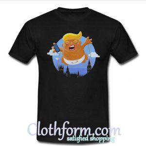 Trump big graphic inflatable baby blimp balloon t-shirt