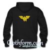 Wonder Woman Zip Up Hoodie Back