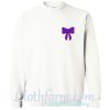 bow sweatshirt