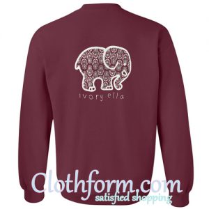 ivory ella sweatshirt back