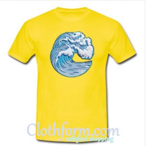 ocean wave tshirt