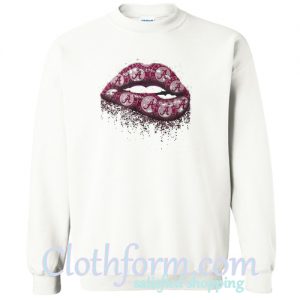 Alabama Crimson Tide Lips Sweatshirt