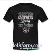 Georgia Bulldogs all summer long she was a sweet Southern lady t-shirt