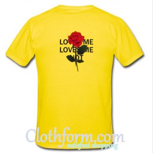 Loves Me Loves Me Not Rose Back T-Shirt