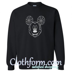 Mickey Mouse Spiderweb Sweatshirt