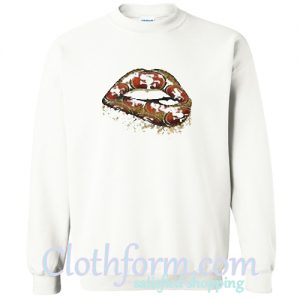 San Francisco 49ers lips Sweatshirt