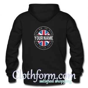 The Man The Myth The British Legend Hoodie Back