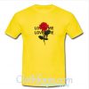 loves me loves me not rose t-shirt