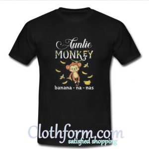 Auntie Monkey banana T-Shirt