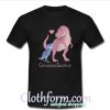 Blue And Pink Dinosaurus Grandma SaurusT-Shirt