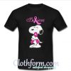 Breast Cancer Awareness Snoopy Believe T Shirt