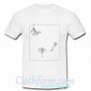 Flower line art T-Shirt