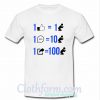 Perfect 1 like equals 1 prayer 1 comment equals 10 prayers 1 share equals 100 prayers T-Shirt