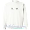 Seaside-Font Sweatshirt